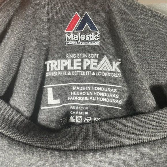 2017 NBA Finals Cleveland Cavaliers Majestic Mens Shirt LeBron James Size L - Picture 3 of 5